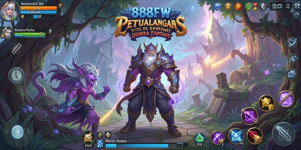 Tampilan gameplay RPG yang seru dan mendebarkan.