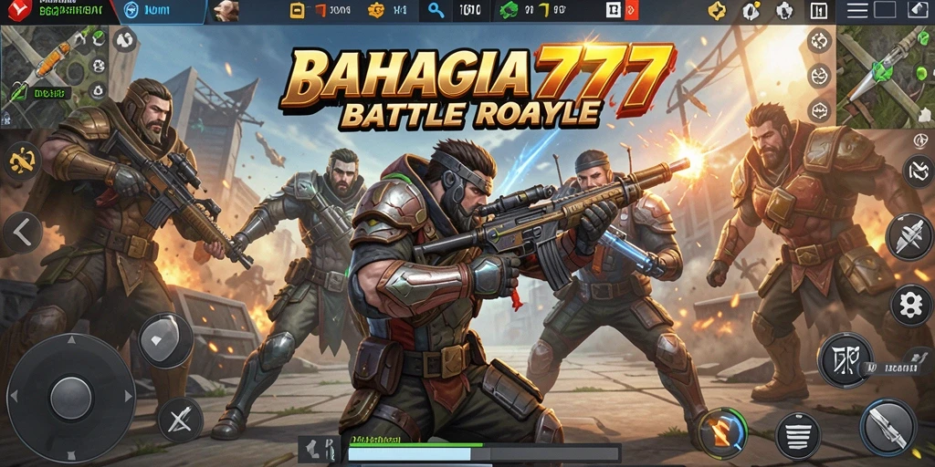 Tampilan seru pertarungan Battle Royale di BAHAGIA777.