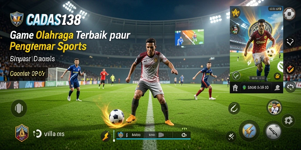 Tampilan gameplay seru dalam CADAS138 menampilkan aksi olahraga yang kompetitif.