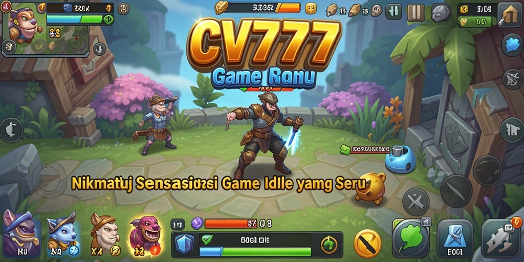 Screenshot menampilkan gameplay Idle yang menarik dan seru.