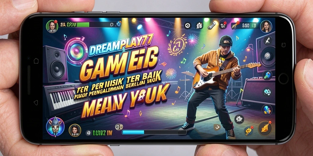 Tampilan gameplay <strong>DREAMPLAY77</strong> yang menarik dan penuh warna.