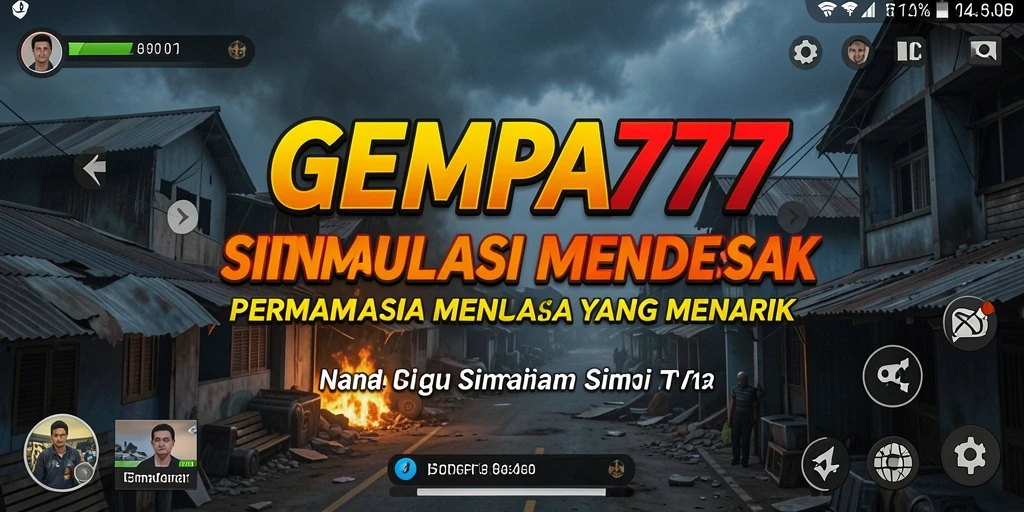 Tampilan gameplay menegangkan dari GEMPA777 yang penuh strategi.