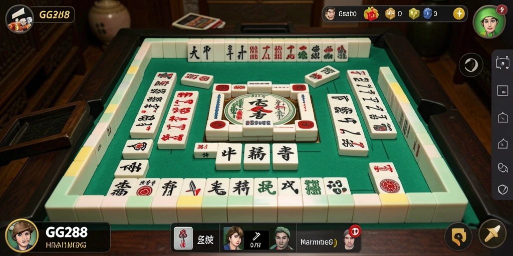 Gameplay seru dan menarik dari GG288 dalam permainan Mahjong.