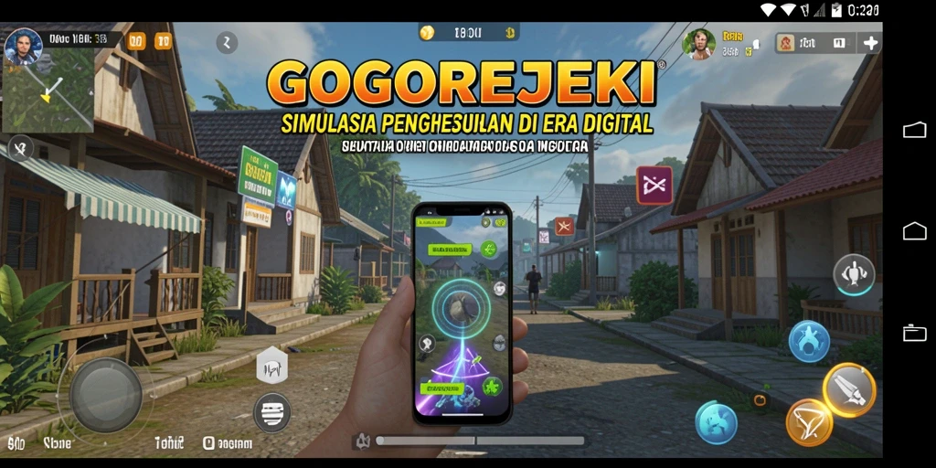 Tampilan menarik dari gameplay GOGOREJEKI yang mendidik dan menghibur.