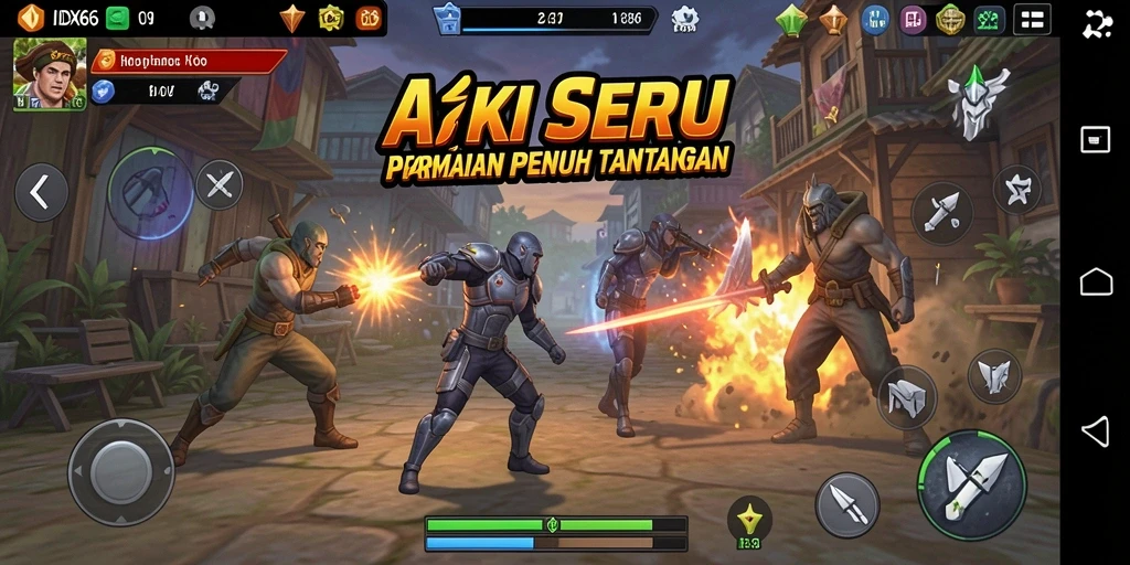 Tampilan gameplay seru di dalam <strong>IDX66</strong> yang penuh aksi.