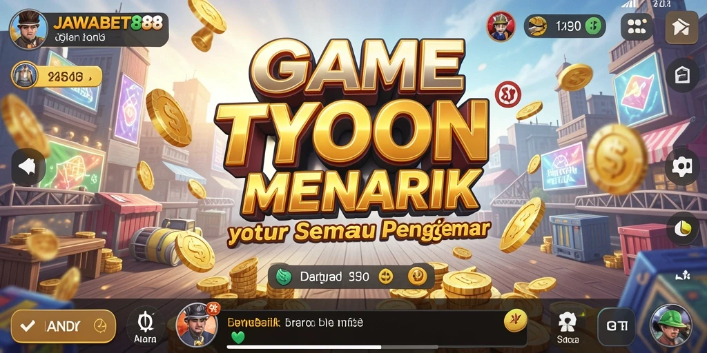 Tampilan gameplay JAWABET88 yang memikat dengan strategi Tycoon.