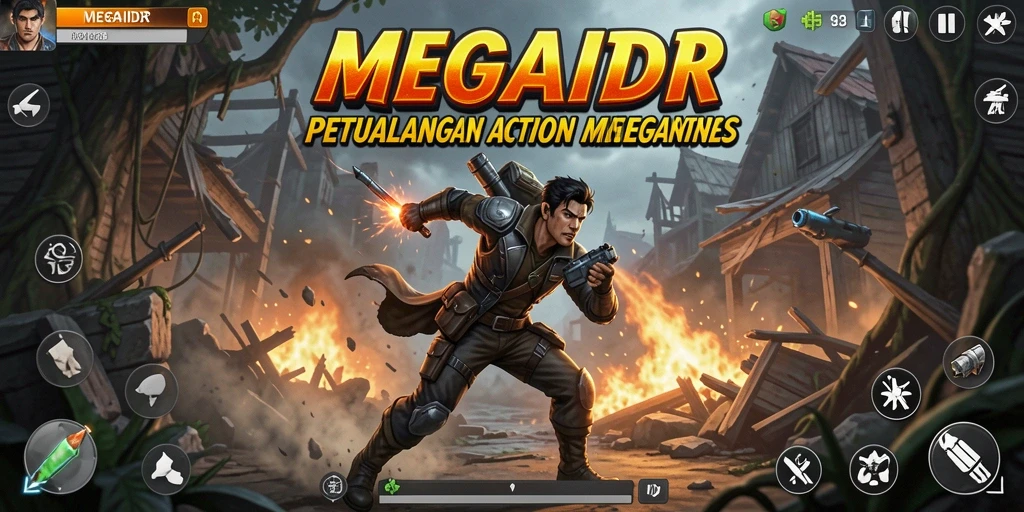 Tangkapan layar menampilkan aksi mendebarkan dalam MEGAIDR.