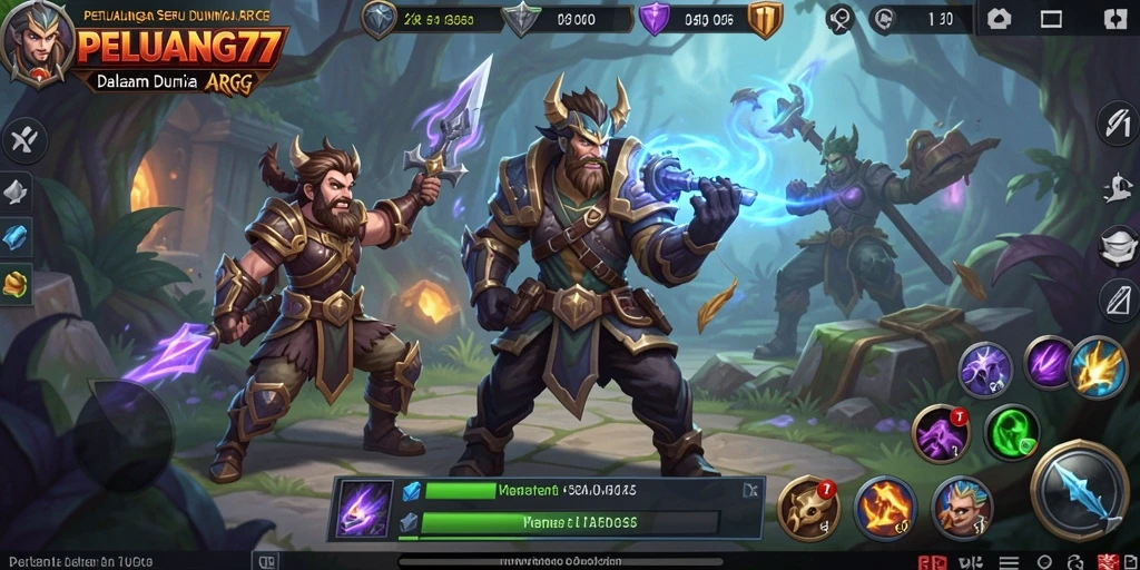 Tampilan gameplay menegangkan dari <strong>PELUANG77</strong> yang menawarkan petualangan ARPG.