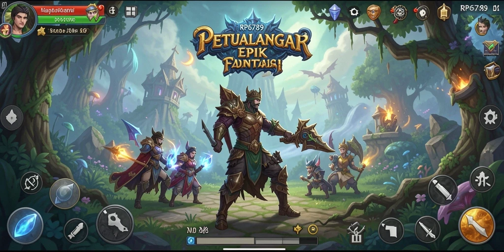 Tangkapan layar gameplay <strong>RP6789</strong> menampilkan pertempuran seru dengan teman-teman.