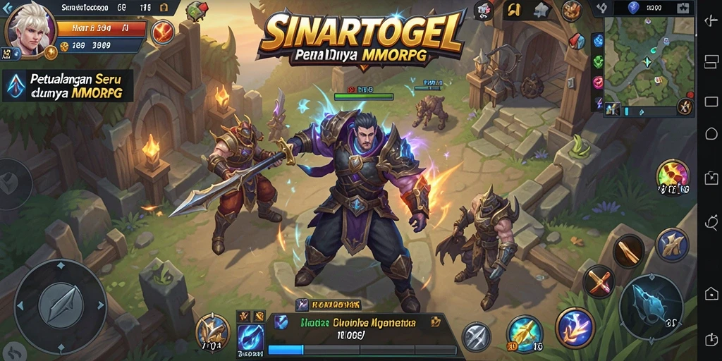 Tampilan gameplay menarik dari SINARTOGEL dalam dunia MMORPG.