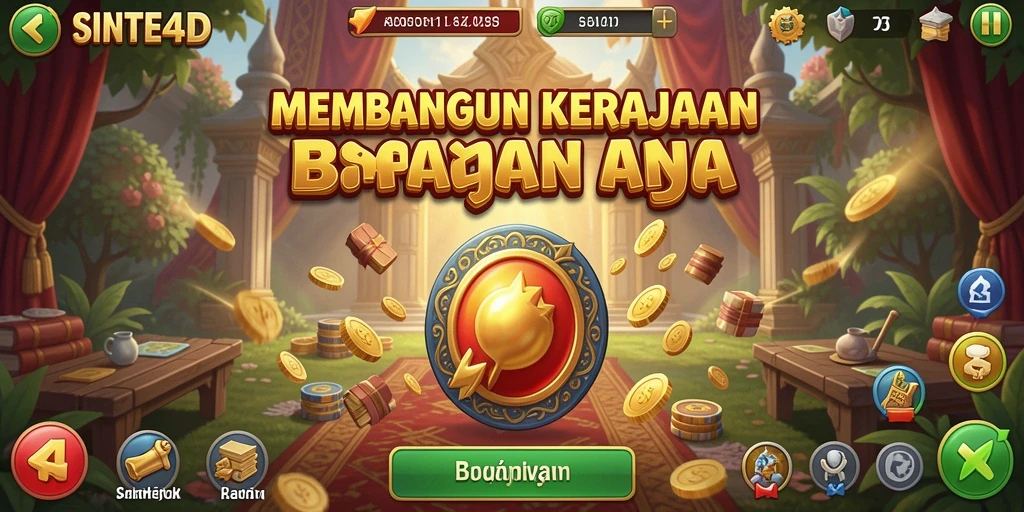 Tampilan menarik dari gameplay SINTE4D yang seru dan menantang.