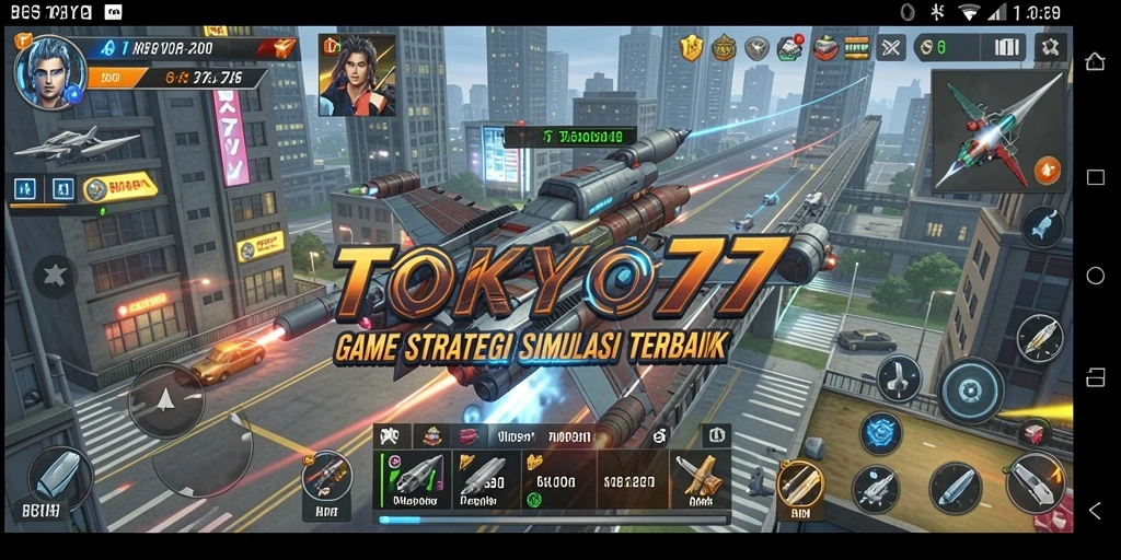 Gameplay menarik dan dinamis di TOKYO77.