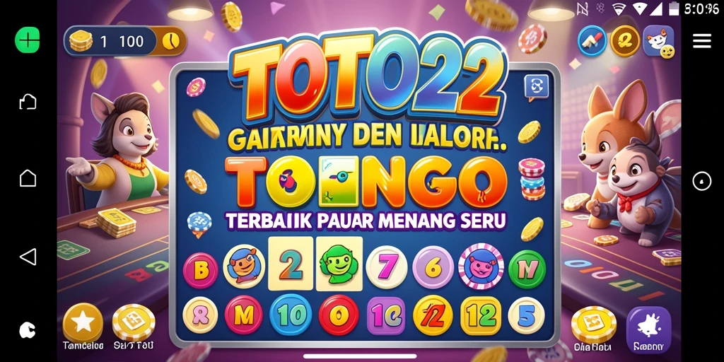 Tampilan gameplay Bingo TOTO22 yang menarik dan seru.