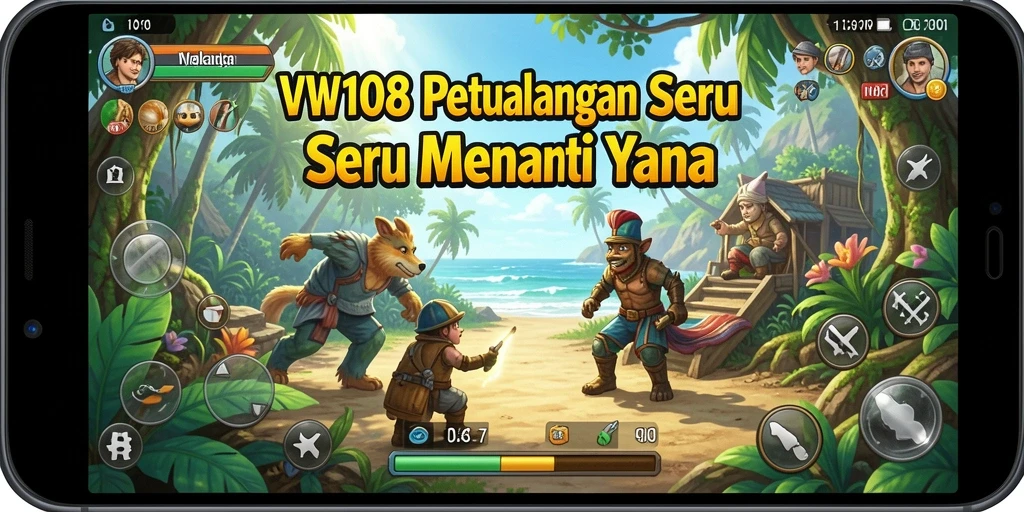 Tampilan gameplay VW108 yang epik dalam petualangan mendebarkan.